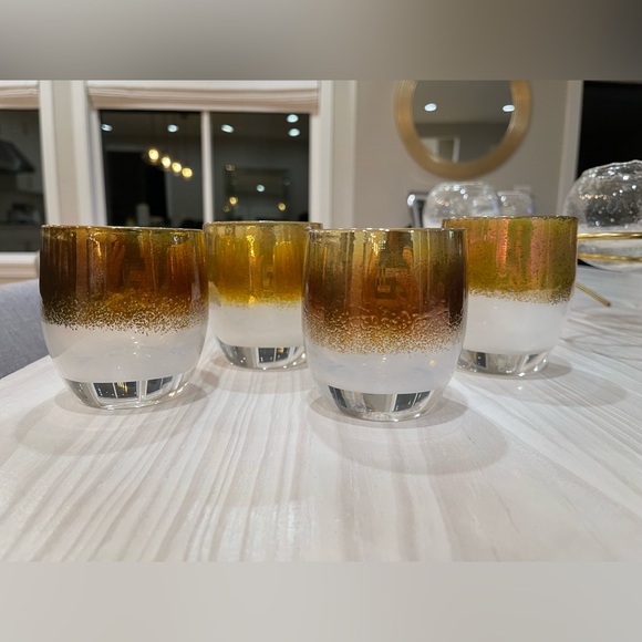 glassybaby Accents New Glassybaby Grace Gold White 4 Available